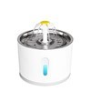 Imagen de Dispensador bebedero agua para mascotas recargable USB, con luz, 2.4L, en caja