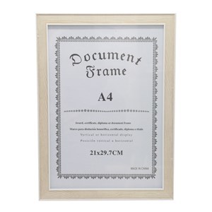 Imagen de Marco para diploma A4 foto 21x29.7cm, marco color, 2 colores