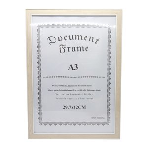 Imagen de Marco para diploma A3 foto 29.7x42cm, marco color, 2 colores