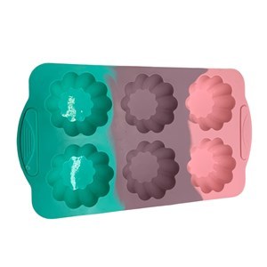Imagen de Molde de silicona para 6 cupcakes, en bolsa
