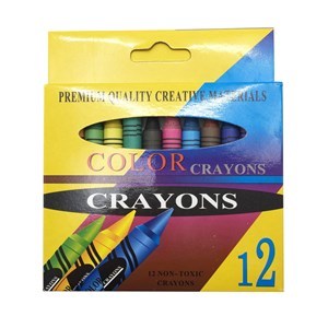 Imagen de Crayolas finas 12 colores, en caja
