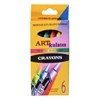 Imagen de Crayolas finas 6 colores, en caja
