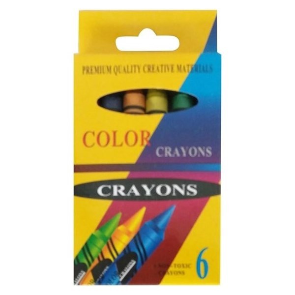 Imagen de Crayolas gruesas 6 colores, en caja