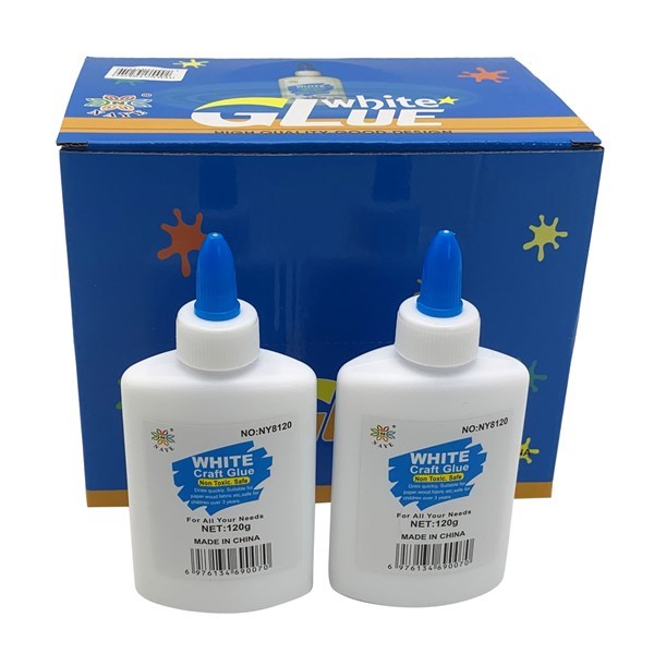 Imagen de Goma de pegar blanca 120ml, CAJA x12