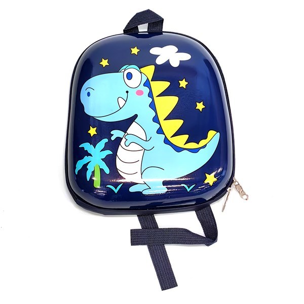 Imagen de Mochila infantil frente rígido bolsillo interno, diseño dinosaurio