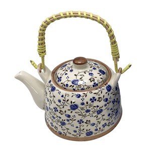 Imagen de Tetera de cerámica con colador, en caja, varios diseños