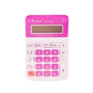 Imagen de Calculadora de mesa KENKO, 8 dígitos, en blister,  varios colores