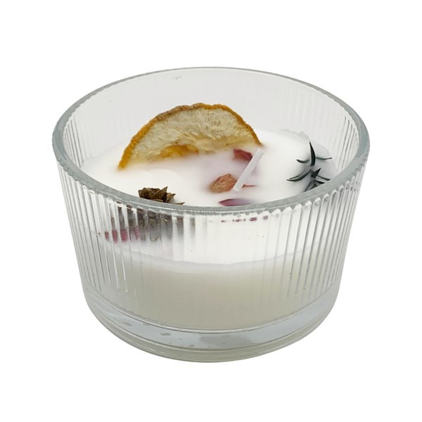 Imagen de Vela aromática, frasco de vidrio, en caja PVC
