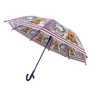 Imagen de Paraguas infantil 8 varillas traslúcido, con chifle, varios diseños