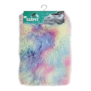 Imagen de Alfombra peluda rectangular, varios colores