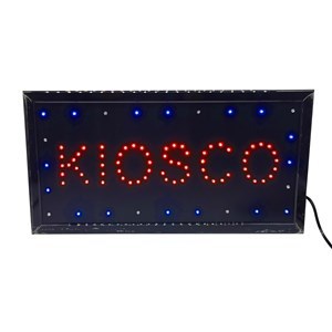 Imagen de Cartel LED luminoso, KIOSKO en caja