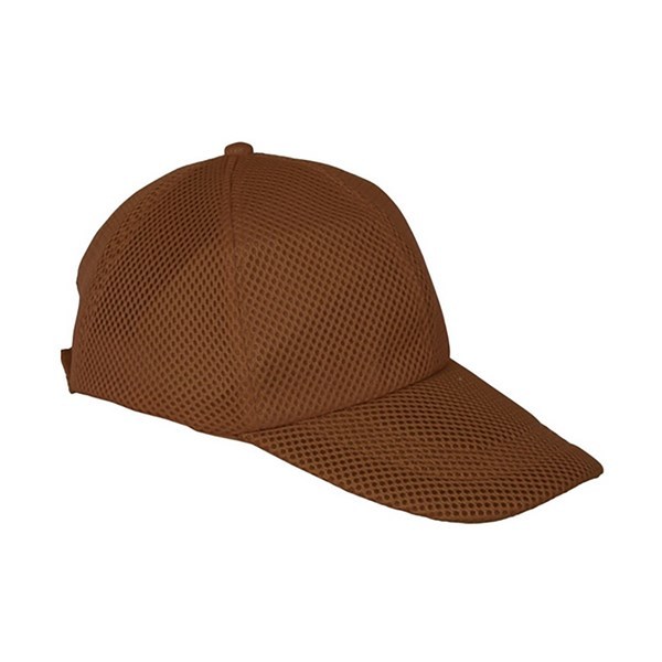 Imagen de Gorro de visera, todo red MARRON