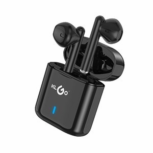 Imagen de Auriculares inalámbricos Bluetooth V5.3, con cargador, color negro, en caja