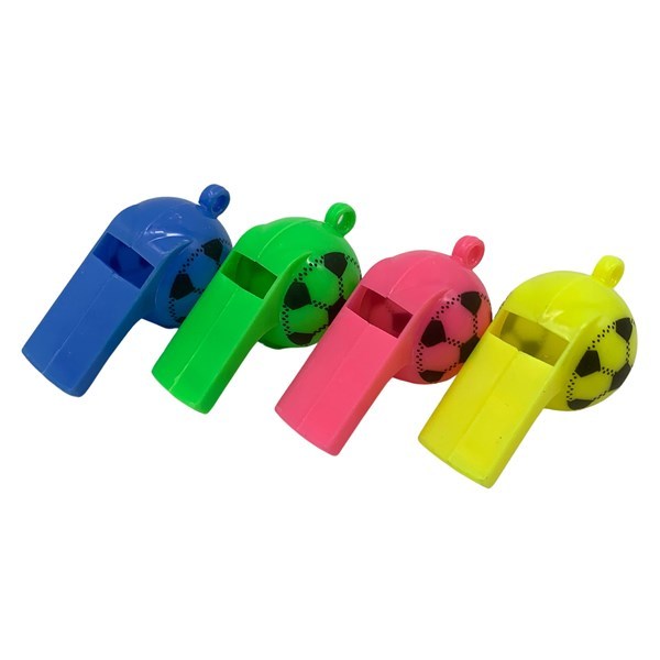 Imagen de Chifle de plástico x100, diseño pelota varios colores, en bolsa