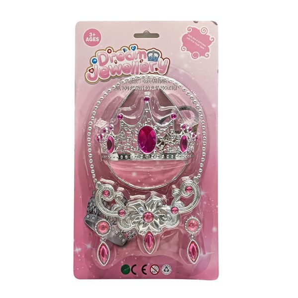 Imagen de Set de belleza 4 piezas con corona, en blister