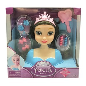Imagen de Muñeca cabeza para peinar con accesorios, 2 diseños en caja