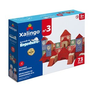 Imagen de Bloques x73 de madera, XALINGO en caja