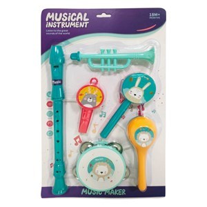 Imagen de Instrumentos musicales 6 piezas, en blister