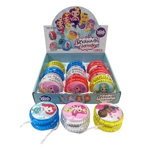 Imagen de Yoyo con luz, CAJA x12, varios diseños sirenas