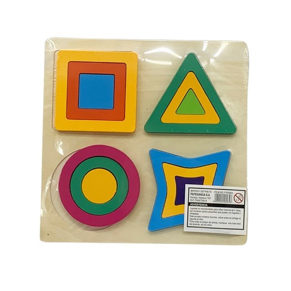 Imagen de Encastre de madera, formas geométricas, en bolsa varios diseños