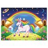 Imagen de Puzzle de cartón 100 piezas, unicornios, en caja