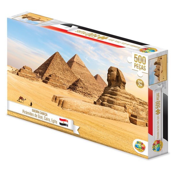 Imagen de Puzzle de cartón, 500 piezas, Egipto, en caja