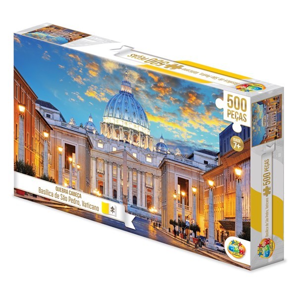 Imagen de Puzzle de cartón, 500 piezas, Vaticano, en caja