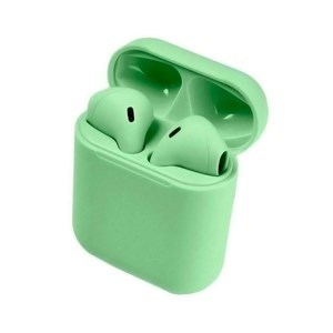 Imagen de Auriculares inalámbricos bluetooth V5.0, i12, VERDE