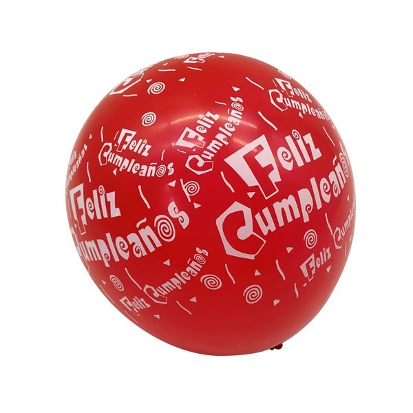 Imagen de Globo 12" x6 Feliz cumpleaños, en bolsa