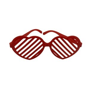 Imagen de Lentes de cotillón x12, corazón, varios colores