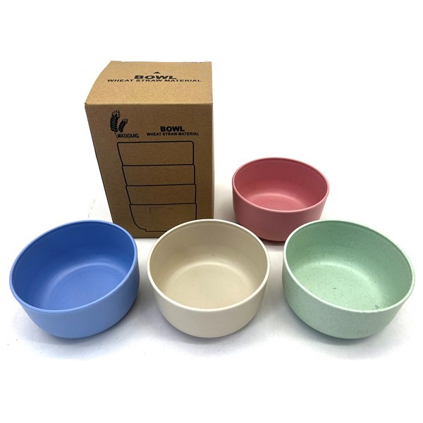 Imagen de Bowl compotera de fibra de trigo x4, en caja
