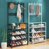 Imagen de Mueble perchero con zapatero de metal, en caja