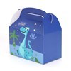 Imagen de Bolsa de regalo o sorpresitas de cartón PACK x12, diseños dinosaurios