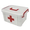 Imagen de Valija botiquín para medicamentos de plástico, chica, 2 divisiones, en bolsa