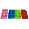 Imagen de Molde de silicona para 6 cupcakes con formas, varios colores