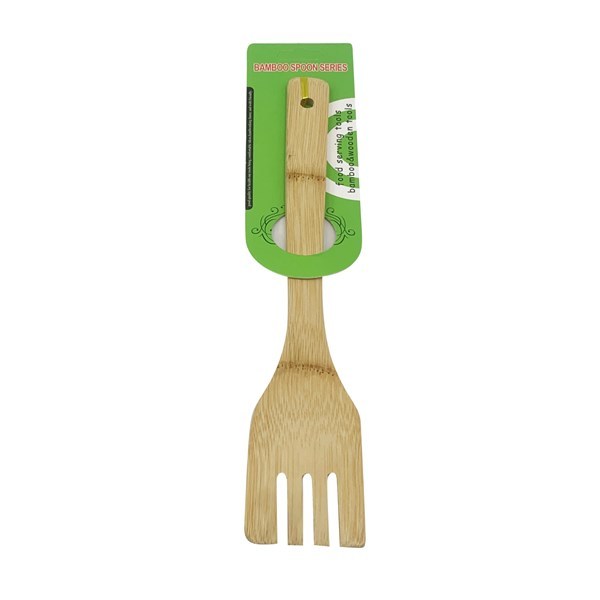 Imagen de Tenedor de madera bambú, en cartón