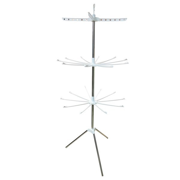 Imagen de Tendedero de ropa de pie, vertical 3 niveles 24 palillos, en caja