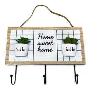 Imagen de Perchero MDF 3 ganchos, en bolsa