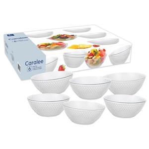 Imagen de Bowl compotera de vidrio 335ml x6, en caja