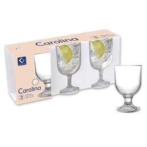 Imagen de Copa de vidrio 200ml x3, en caja