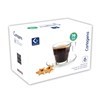 Imagen de Taza de vidrio con plato para café 70ml x6, en caja
