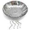 Imagen de Vaporera plegable de acero inoxidable