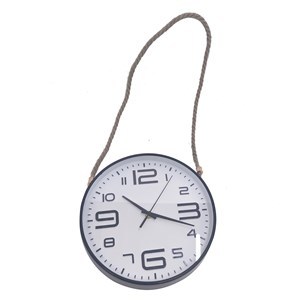 Imagen de Reloj de pared 25cm de diámetro, con cuerda, en caja, 2 colores