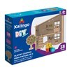 Imagen de Puzzle 3D, madera, casita para pintar con témperas, XALINGO en caja
