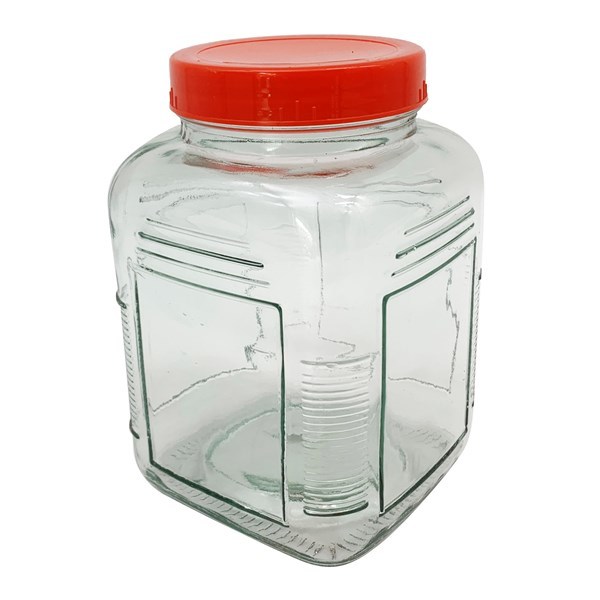 Imagen de Frasco de vidrio con tapa de plástico, 1700ml