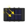 Imagen de Farol de pared solar chico x2, 6 led luz en 2 direcciones en caja