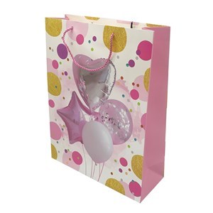 Imagen de Bolsa de regalo PACK x12, varios diseños de globos