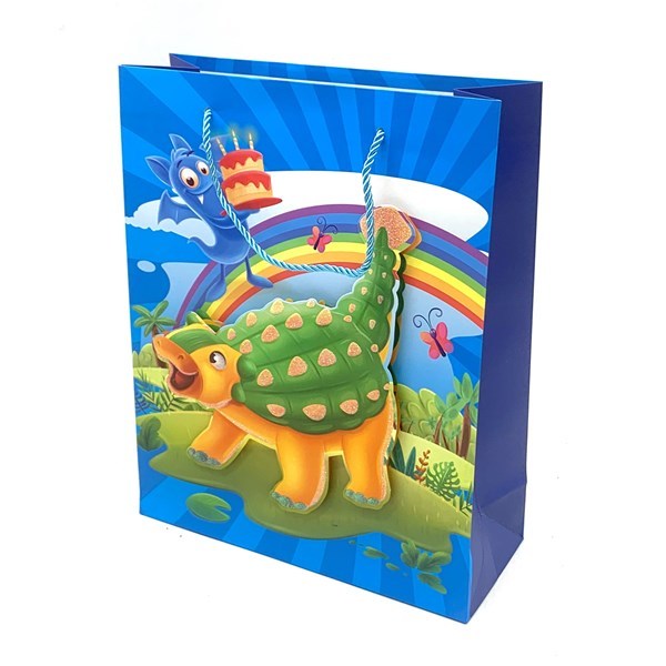 Imagen de Bolsa de regalo diseño 3D, PACK x12, varios diseños
dinosaurios