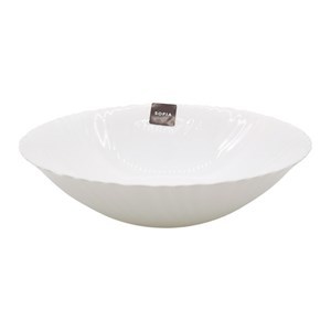 Imagen de Bowl de vidrio opal 24cm, línea SOFIA, CAJAx24