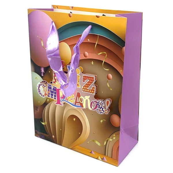 Imagen de Bolsa de regalo diseño 3D, PACK x12, varios diseños